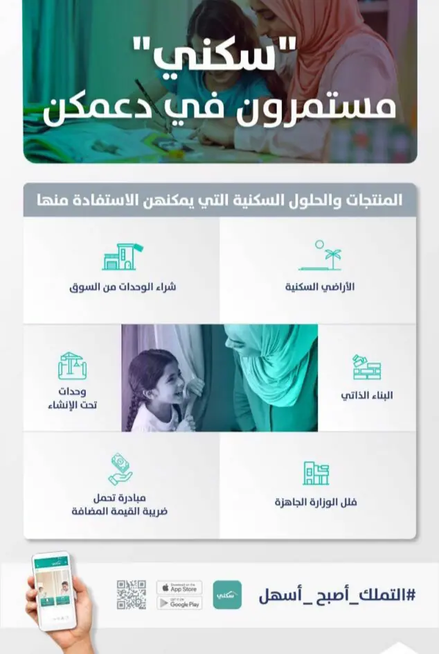 شروط الدعم السكني للنساء المتزوجات